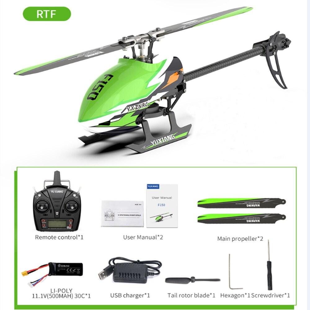 JDHMBD F150 F05 RC Helicopter - 2.4G 6CH 6-Axis Gyro 3D6G Dual Brushless Motor Flybarless RTF Compatible With FUTABA S-FHSS Toys 3 JDHMBD F150 F05 RC Helicopter - 2.4G 6CH 6-Axis Gyro 3D6G Dual Brushless Motor Flybarless RTF Compatible With FUTABA S-FHSS Toys - Image 3