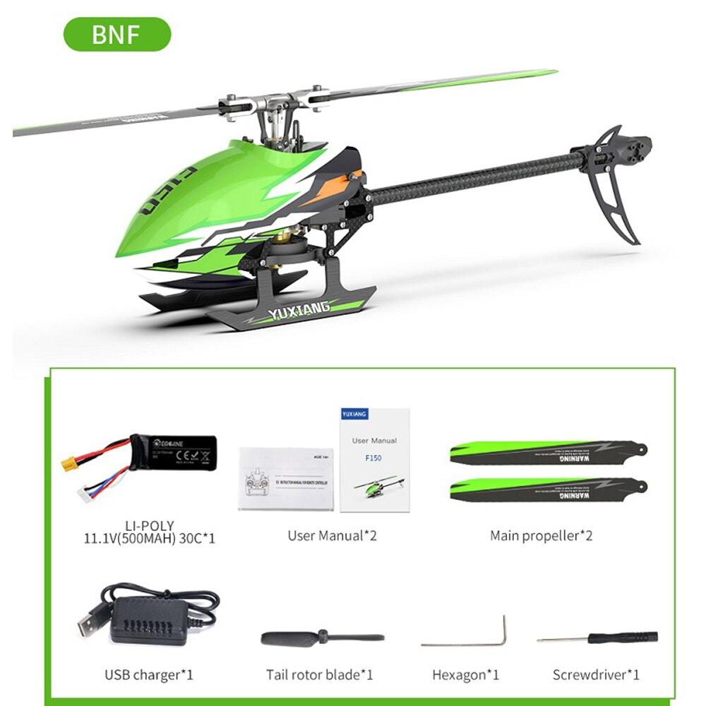 JDHMBD F150 F05 RC Helicopter - 2.4G 6CH 6-Axis Gyro 3D6G Dual Brushless Motor Flybarless RTF Compatible With FUTABA S-FHSS Toys 2 JDHMBD F150 F05 RC Helicopter - 2.4G 6CH 6-Axis Gyro 3D6G Dual Brushless Motor Flybarless RTF Compatible With FUTABA S-FHSS Toys - Image 2