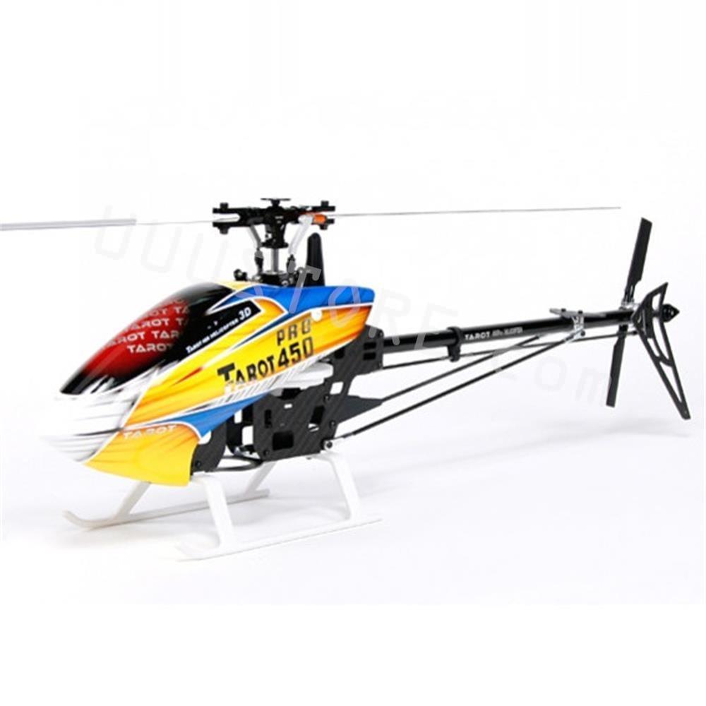 Original Tarot 450 PRO V2 FBL Flybarless RC 6CH Helicopter Metal Kit with Propeller TL20006