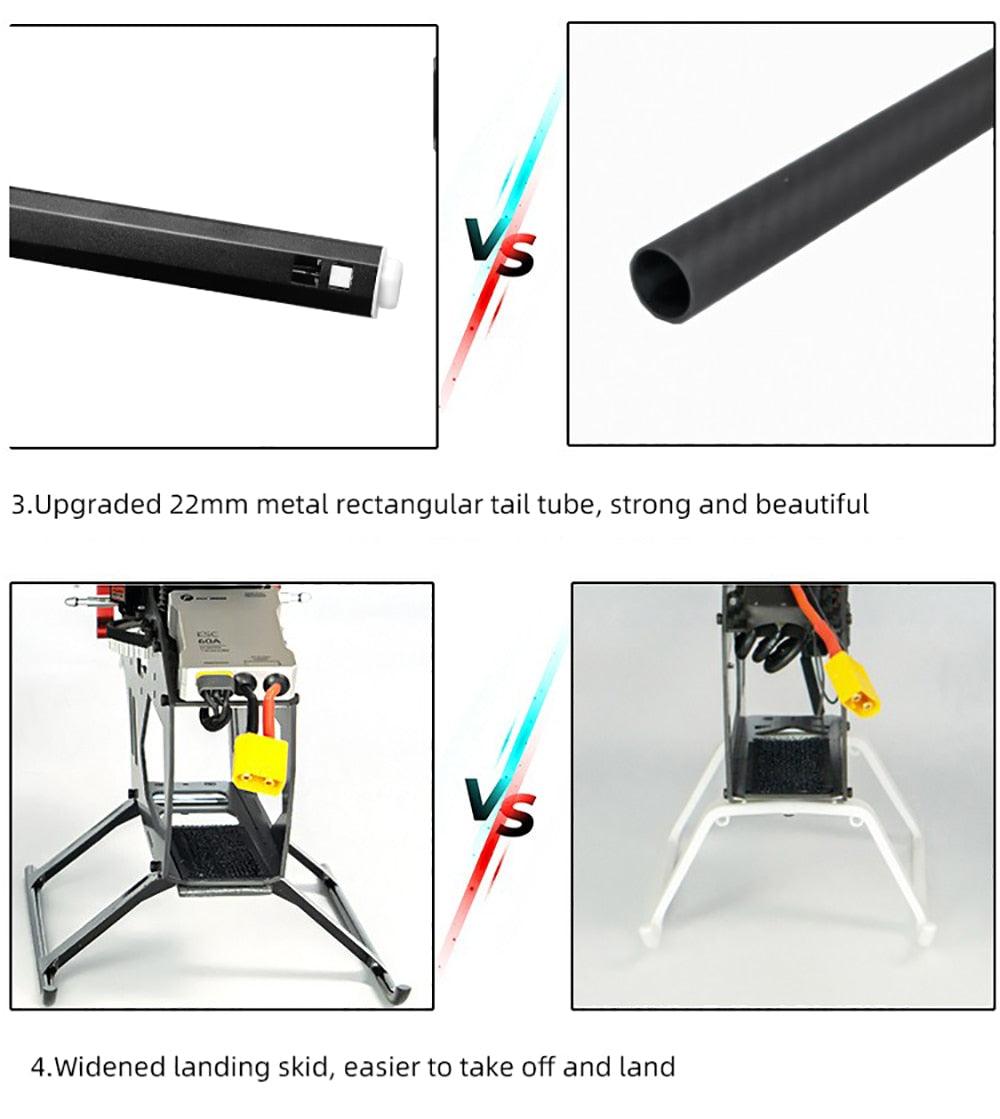 Fly Wing FW450L V2.5 RC Helicopters - Remote Control RTF FBL 3D GPS APP Automatic Return w/H1 Flight Control System 6CH Helicopter for Adults 16 Fly Wing FW450L V2.5 RC Helicopters - Remote Control RTF FBL 3D GPS APP Automatic Return w/H1 Flight Control System 6CH Helicopter for Adults — изображение 16