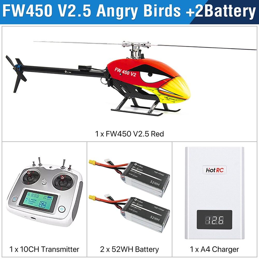Fly Wing FW450L V2.5 RC Helicopters - Remote Control RTF FBL 3D GPS APP Automatic Return w/H1 Flight Control System 6CH Helicopter for Adults 6 Fly Wing FW450L V2.5 RC Helicopters - Remote Control RTF FBL 3D GPS APP Automatic Return w/H1 Flight Control System 6CH Helicopter for Adults — изображение 6