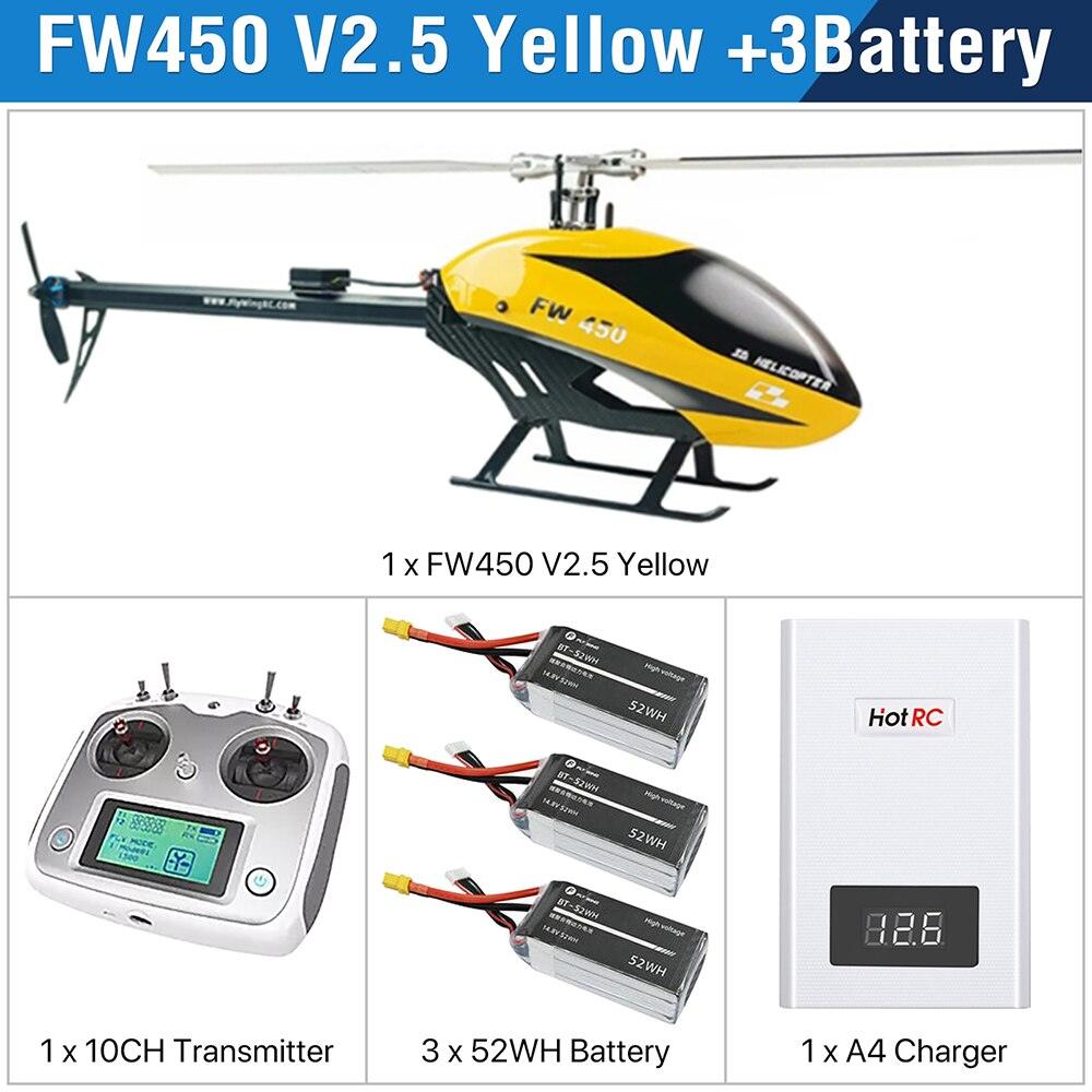 Fly Wing FW450L V2.5 RC Helicopters - Remote Control RTF FBL 3D GPS APP Automatic Return w/H1 Flight Control System 6CH Helicopter for Adults 8 Fly Wing FW450L V2.5 RC Helicopters - Remote Control RTF FBL 3D GPS APP Automatic Return w/H1 Flight Control System 6CH Helicopter for Adults — изображение 8