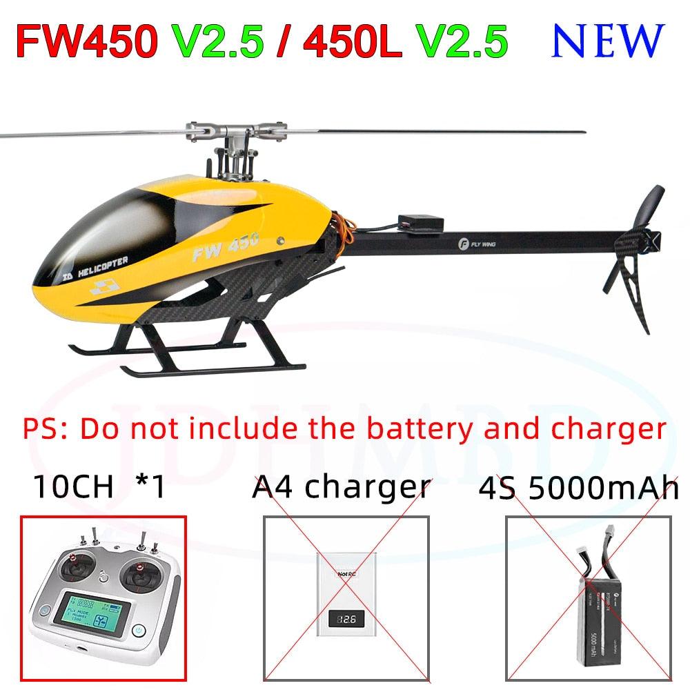 FLYWING FW450 RC Helicopter - V2.5 RC 6CH 3D FW450L Smart GPS Helicopter RTF H1 Flight control Brushless Motor Drone Quadcopter 10 FLYWING FW450 RC Helicopter - V2.5 RC 6CH 3D FW450L Smart GPS Helicopter RTF H1 Flight control Brushless Motor Drone Quadcopter - Image 10