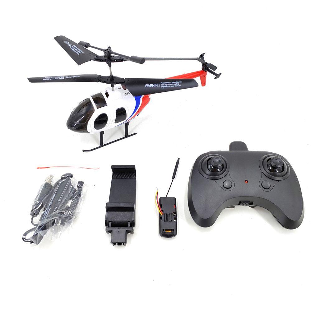SY017 RC Helicopter - 2.4G 3.5CH with Gyroscope 720P Camera Altitude Hold RC Helicopter Drone Toys for Boys Children 2 SY017 RC Helicopter - 2.4G 3.5CH with Gyroscope 720P Camera Altitude Hold RC Helicopter Drone Toys for Boys Children - Image 2