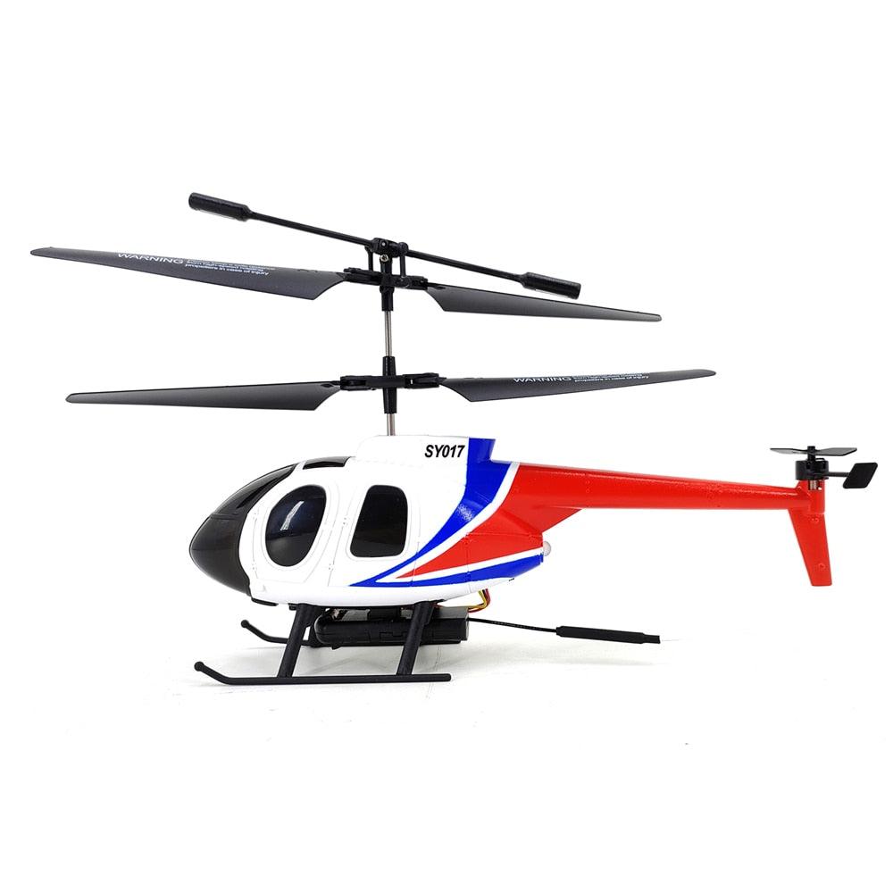SY017 RC Helicopter - 2.4G 3.5CH with Gyroscope 720P Camera Altitude Hold RC Helicopter Drone Toys for Boys Children