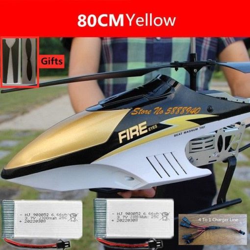 80CM RC Helicopter - Large Model 3.5CH Alloy Frame Anti-Fall All Body LED Lights 150 Meters Electric Remote Control Helicopter Toy - صورة 80CM RC Helicopter - Large Model 3.5CH Alloy Frame Anti-Fall All Body LED Lights 150 Meters Electric Remote Control Helicopter Toy - صورة 23