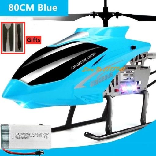 80CM RC Helicopter - Large Model 3.5CH Alloy Frame Anti-Fall All Body LED Lights 150 Meters Electric Remote Control Helicopter Toy - صورة 80CM RC Helicopter - Large Model 3.5CH Alloy Frame Anti-Fall All Body LED Lights 150 Meters Electric Remote Control Helicopter Toy - صورة 19
