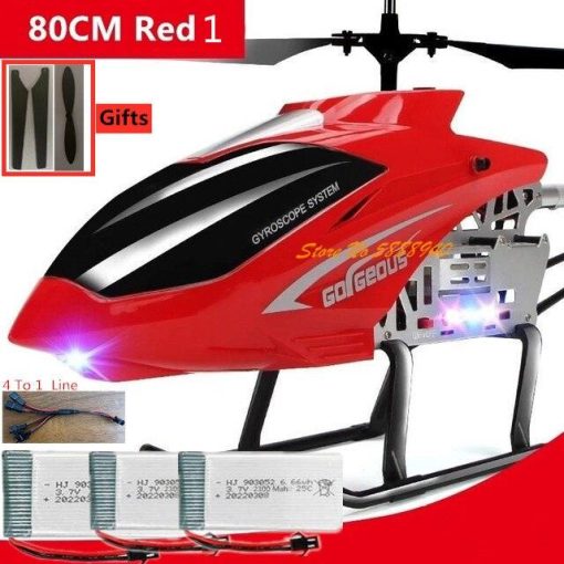 80CM RC Helicopter - Large Model 3.5CH Alloy Frame Anti-Fall All Body LED Lights 150 Meters Electric Remote Control Helicopter Toy - صورة 80CM RC Helicopter - Large Model 3.5CH Alloy Frame Anti-Fall All Body LED Lights 150 Meters Electric Remote Control Helicopter Toy - صورة 17