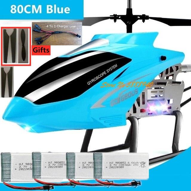 80CM RC Helicopter - Large Model 3.5CH Alloy Frame Anti-Fall All Body LED Lights 150 Meters Electric Remote Control Helicopter Toy 15 80CM RC Helicopter - Large Model 3.5CH Alloy Frame Anti-Fall All Body LED Lights 150 Meters Electric Remote Control Helicopter Toy — изображение 15