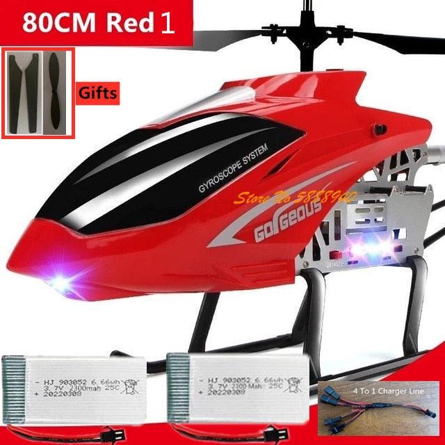 80CM RC Helicopter - Large Model 3.5CH Alloy Frame Anti-Fall All Body LED Lights 150 Meters Electric Remote Control Helicopter Toy 14 80CM RC Helicopter - Large Model 3.5CH Alloy Frame Anti-Fall All Body LED Lights 150 Meters Electric Remote Control Helicopter Toy — изображение 14