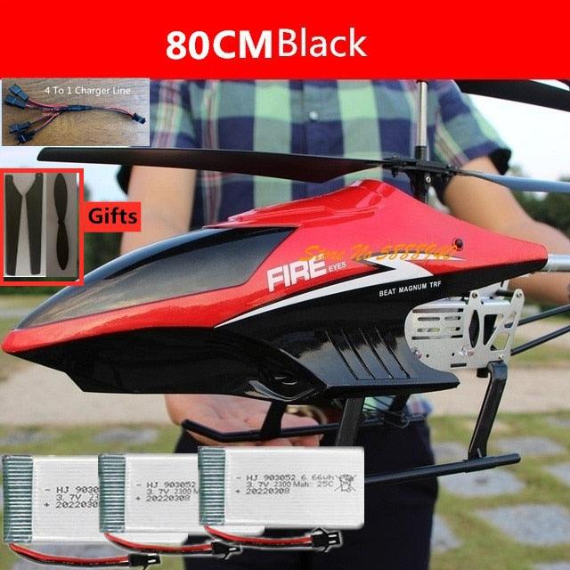 80CM RC Helicopter - Large Model 3.5CH Alloy Frame Anti-Fall All Body LED Lights 150 Meters Electric Remote Control Helicopter Toy 9 80CM RC Helicopter - Large Model 3.5CH Alloy Frame Anti-Fall All Body LED Lights 150 Meters Electric Remote Control Helicopter Toy — изображение 9