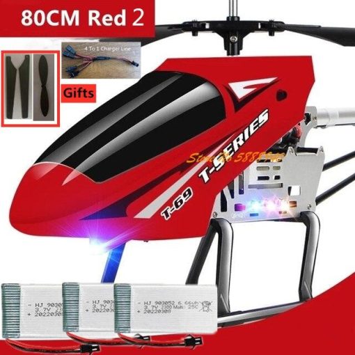 80CM RC Helicopter - Large Model 3.5CH Alloy Frame Anti-Fall All Body LED Lights 150 Meters Electric Remote Control Helicopter Toy - صورة 80CM RC Helicopter - Large Model 3.5CH Alloy Frame Anti-Fall All Body LED Lights 150 Meters Electric Remote Control Helicopter Toy - صورة 8