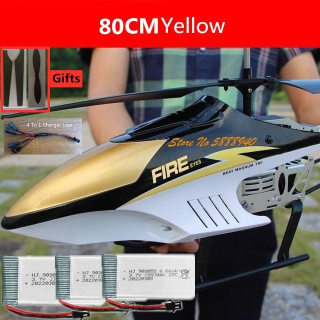 80CM RC Helicopter - Large Model 3.5CH Alloy Frame Anti-Fall All Body LED Lights 150 Meters Electric Remote Control Helicopter Toy 7 80CM RC Helicopter - Large Model 3.5CH Alloy Frame Anti-Fall All Body LED Lights 150 Meters Electric Remote Control Helicopter Toy — изображение 7