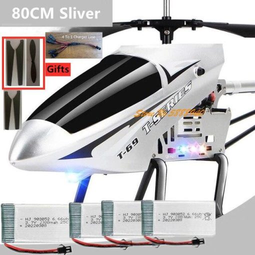 80CM RC Helicopter - Large Model 3.5CH Alloy Frame Anti-Fall All Body LED Lights 150 Meters Electric Remote Control Helicopter Toy - صورة 80CM RC Helicopter - Large Model 3.5CH Alloy Frame Anti-Fall All Body LED Lights 150 Meters Electric Remote Control Helicopter Toy - صورة 4