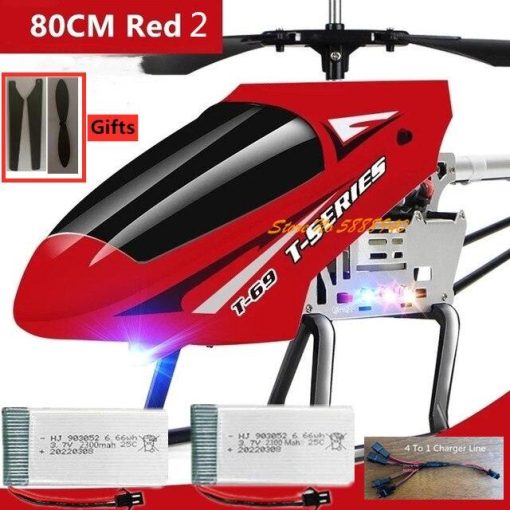 80CM RC Helicopter - Large Model 3.5CH Alloy Frame Anti-Fall All Body LED Lights 150 Meters Electric Remote Control Helicopter Toy - صورة 80CM RC Helicopter - Large Model 3.5CH Alloy Frame Anti-Fall All Body LED Lights 150 Meters Electric Remote Control Helicopter Toy - صورة 3