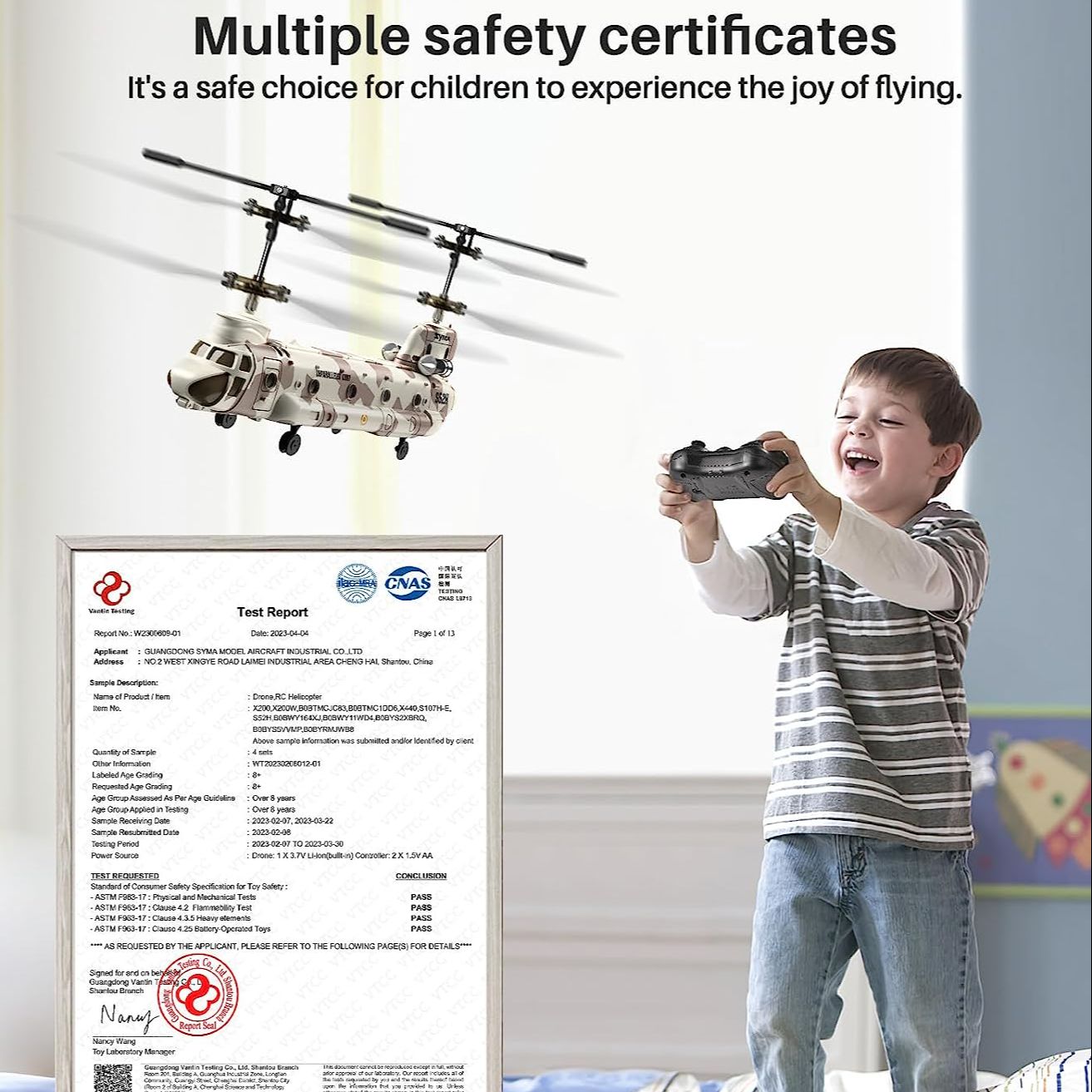 SYMA S52H Remote Control Helicopter - 2.4GHz S52H Military Transport RC Armed Military Aircraft Model Toys for Kids Military Fans 5 SYMA S52H Remote Control Helicopter - 2.4GHz S52H Military Transport RC Armed Military Aircraft Model Toys for Kids Military Fans - Image 5