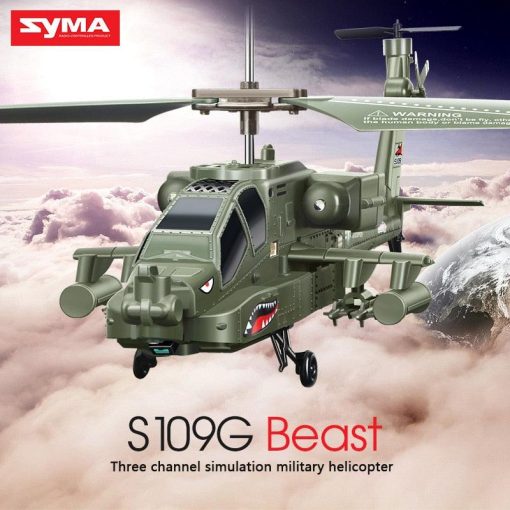 SYMA S109G Rc Helicopter - Beast alloy gunship anti-fall remote control helicopter children remote control toy 4 SYMA S109G Rc Helicopter - Beast alloy gunship anti-fall remote control helicopter children remote control toy - Image 4