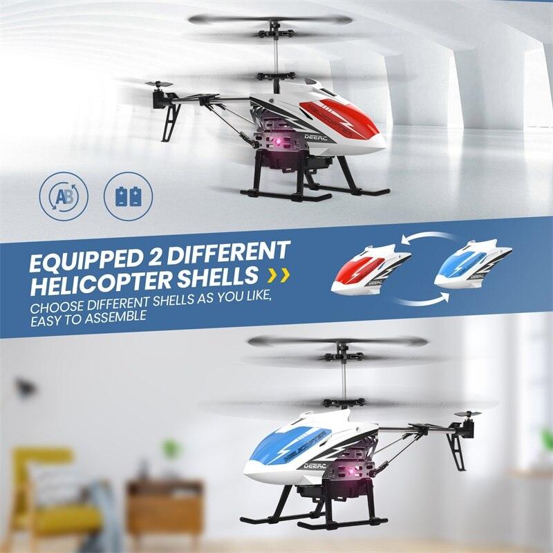 DEERC DE51 Rc Helicopter - Altitude Hold RC Planes With Gyro For Kid Beginner 2.4G Aircraft Indoor Flying Boys Toys 7 DEERC DE51 Rc Helicopter - Altitude Hold RC Planes With Gyro For Kid Beginner 2.4G Aircraft Indoor Flying Boys Toys — изображение 7
