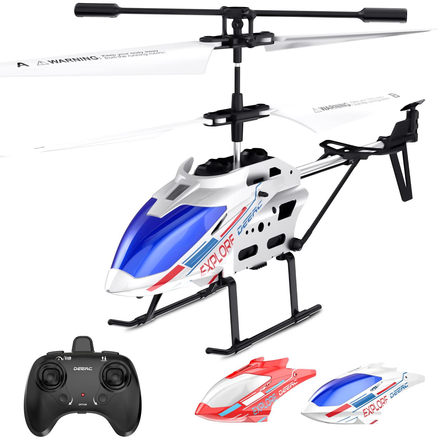 DEERC DE51 Rc Helicopter - Altitude Hold RC Planes With Gyro For Kid Beginner 2.4G Aircraft Indoor Flying Boys Toys 1 DEERC DE51 Rc Helicopter - Altitude Hold RC Planes With Gyro For Kid Beginner 2.4G Aircraft Indoor Flying Boys Toys