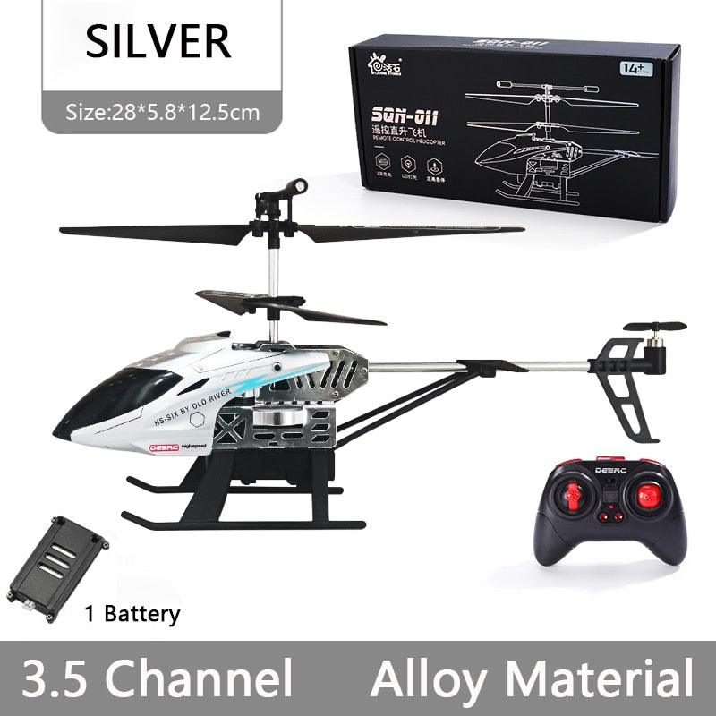 DEERC 8004B RC Helicopter - 2.4G Aircraft 3.5CH 4.5CH RC Plane With Led Light Anti-collision Durable Alloy Toys For Beginner Kids Boys 6 DEERC 8004B RC Helicopter - 2.4G Aircraft 3.5CH 4.5CH RC Plane With Led Light Anti-collision Durable Alloy Toys For Beginner Kids Boys — изображение 6