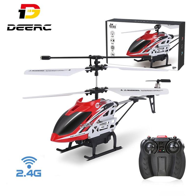 DEERC 8004B RC Helicopter - 2.4G Aircraft 3.5CH 4.5CH RC Plane With Led Light Anti-collision Durable Alloy Toys For Beginner Kids Boys 2 DEERC 8004B RC Helicopter - 2.4G Aircraft 3.5CH 4.5CH RC Plane With Led Light Anti-collision Durable Alloy Toys For Beginner Kids Boys — изображение 2