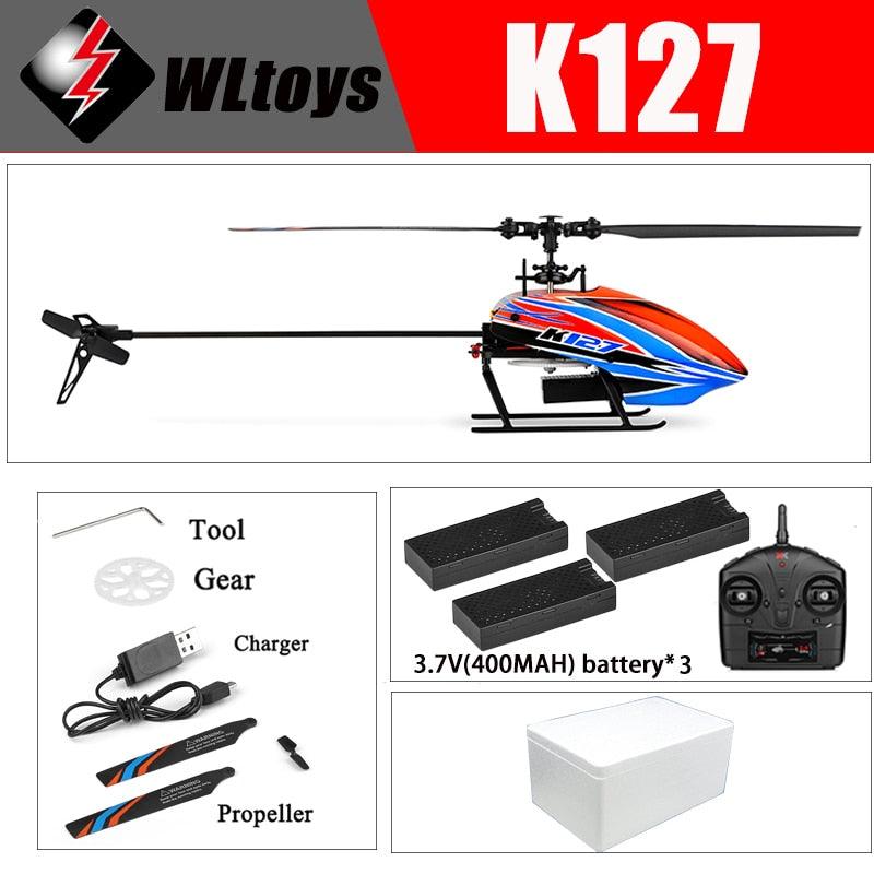 WLtoys K127 Helicopters - 2.4Ghz 4CH 6-Aixs Gyroscope Flybarless Altitude Hold RC Helicotper For Kids Gift Toys 7 WLtoys K127 Helicopters - 2.4Ghz 4CH 6-Aixs Gyroscope Flybarless Altitude Hold RC Helicotper For Kids Gift Toys — изображение 7