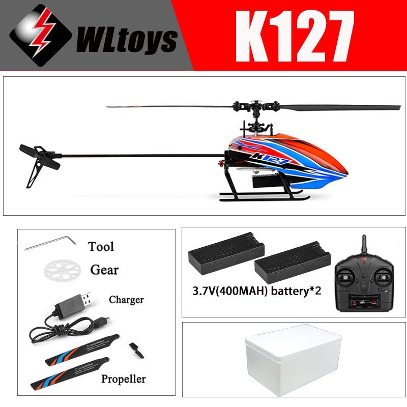 WLtoys K127 Helicopters - 2.4Ghz 4CH 6-Aixs Gyroscope Flybarless Altitude Hold RC Helicotper For Kids Gift Toys 6 WLtoys K127 Helicopters - 2.4Ghz 4CH 6-Aixs Gyroscope Flybarless Altitude Hold RC Helicotper For Kids Gift Toys — изображение 6