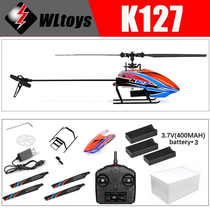 WLtoys K127 Helicopters - 2.4Ghz 4CH 6-Aixs Gyroscope Flybarless Altitude Hold RC Helicotper For Kids Gift Toys 4 WLtoys K127 Helicopters - 2.4Ghz 4CH 6-Aixs Gyroscope Flybarless Altitude Hold RC Helicotper For Kids Gift Toys — изображение 4