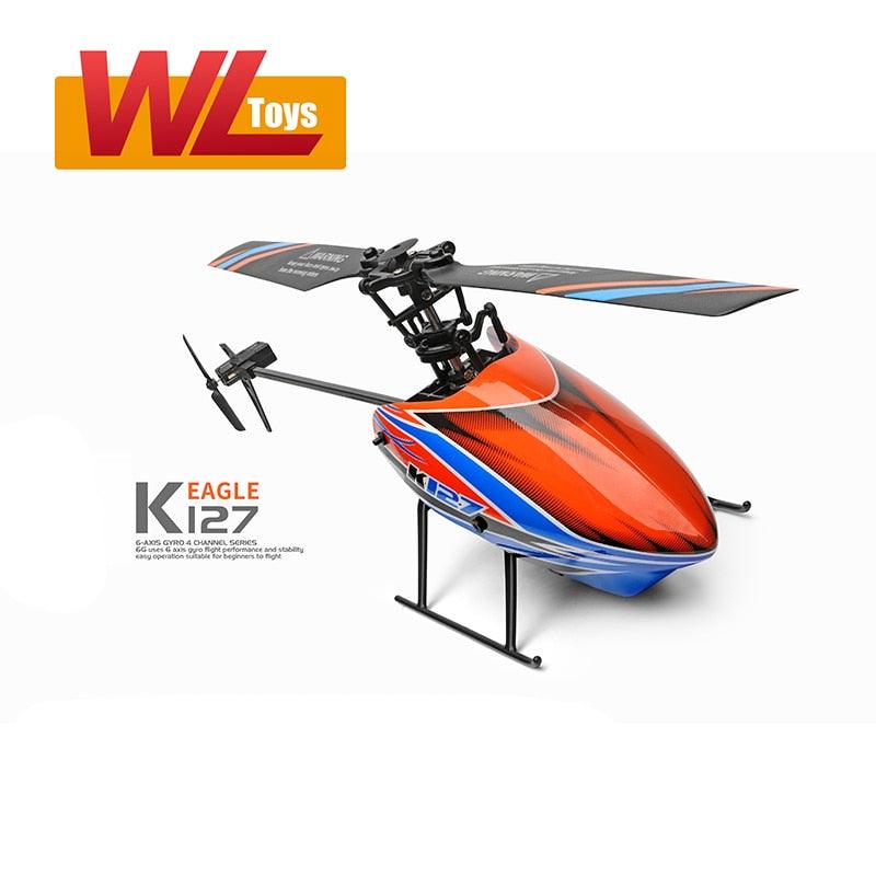 WLtoys K127 Helicopters - 2.4Ghz 4CH 6-Aixs Gyroscope Flybarless Altitude Hold RC Helicotper For Kids Gift Toys 2 WLtoys K127 Helicopters - 2.4Ghz 4CH 6-Aixs Gyroscope Flybarless Altitude Hold RC Helicotper For Kids Gift Toys — изображение 2