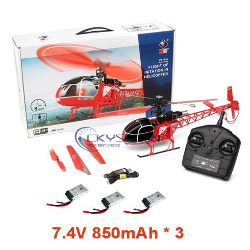 Wltoys V915-A RC Helicopter RTF - 2.4G 4CH Dual Brush Motor Control Avion Fixed Height Aircraft Drone Gift for Aldult Friends 6 Wltoys V915-A RC Helicopter RTF - 2.4G 4CH Dual Brush Motor Control Avion Fixed Height Aircraft Drone Gift for Aldult Friends - صورة Wltoys V915-A RC Helicopter RTF - 2.4G 4CH Dual Brush Motor Control Avion Fixed Height Aircraft Drone Gift for Aldult Friends - صورة 6