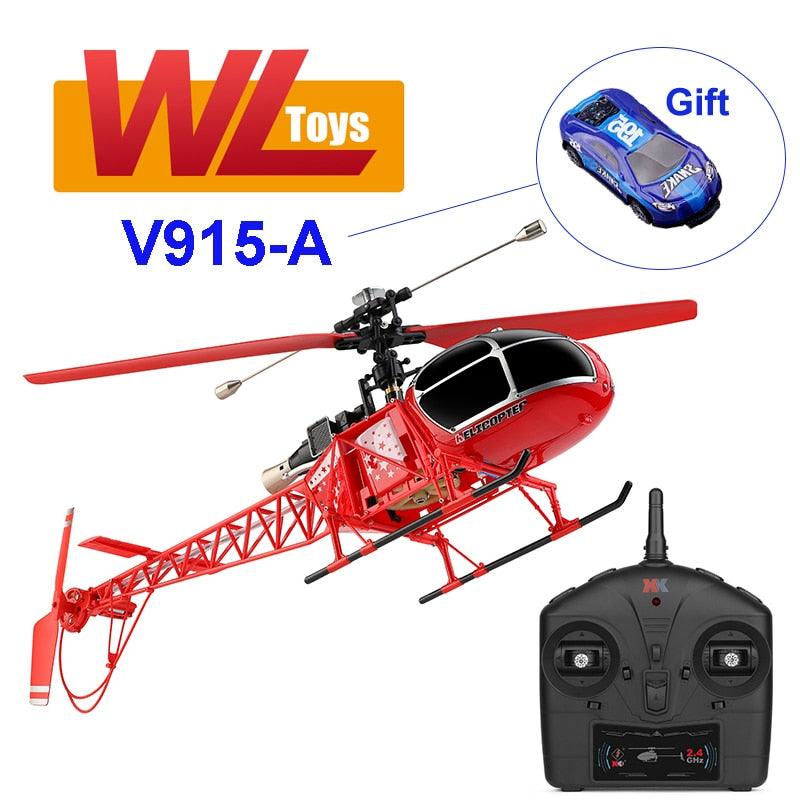 Wltoys V915-A RC Helicopter RTF - 2.4G 4CH Dual Brush Motor Control Avion Fixed Height Aircraft Drone Gift for Aldult Friends 2 Wltoys V915-A RC Helicopter RTF - 2.4G 4CH Dual Brush Motor Control Avion Fixed Height Aircraft Drone Gift for Aldult Friends — изображение 2