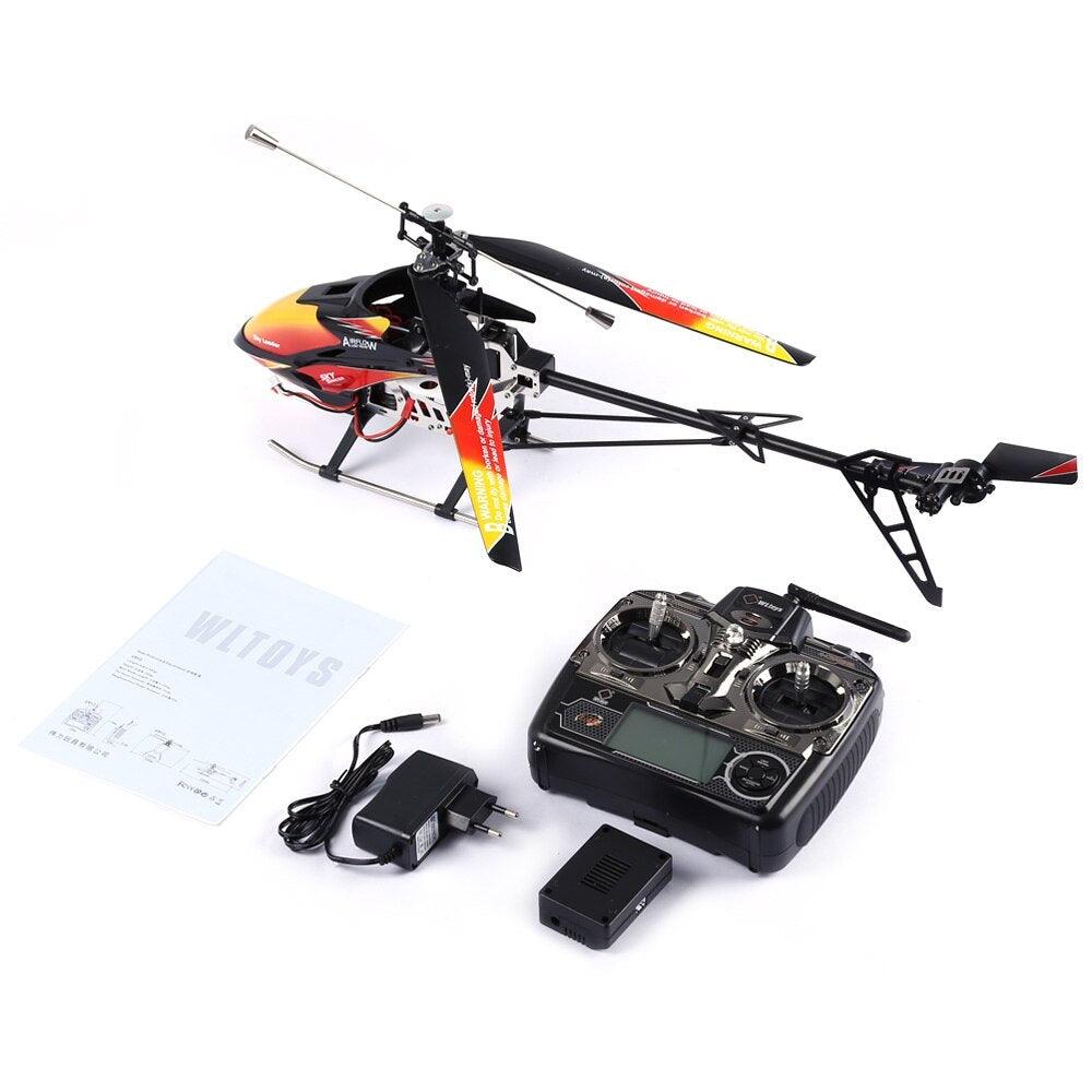 WLtoys V913 RC Helicopter - Brushed Helicopter Single Propeller 2.4G 4CH MEMS Gyro Big Extra Large RC Helicopter with LCD Transmitter RTF 4 WLtoys V913 RC Helicopter - Brushed Helicopter Single Propeller 2.4G 4CH MEMS Gyro Big Extra Large RC Helicopter with LCD Transmitter RTF - Image 4