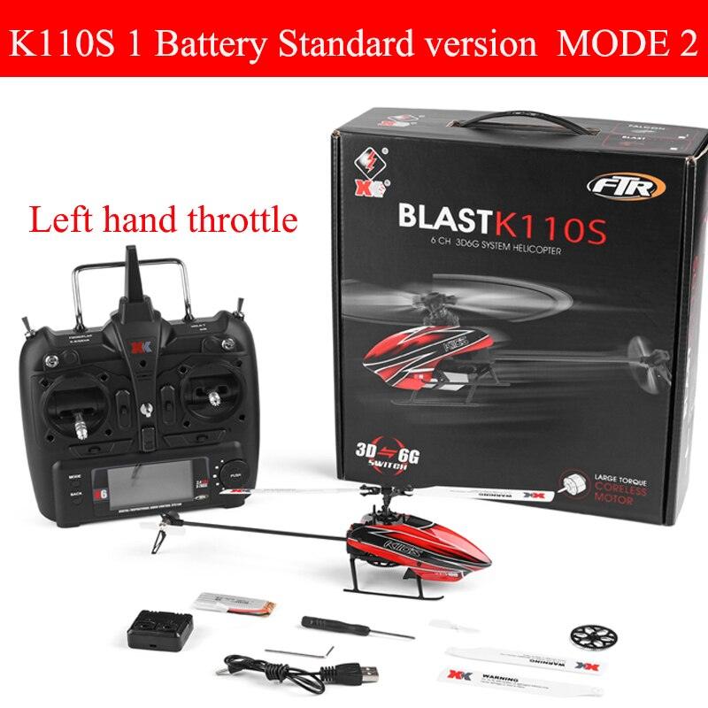 WLtoys XK V950 K110S Rc Helicopter - 2.4G 6CH 3D6G 1912 2830KV Brushless Motor Flybarless RC Helicopter RTF Remote Control Toys Gift 9 WLtoys XK V950 K110S Rc Helicopter - 2.4G 6CH 3D6G 1912 2830KV Brushless Motor Flybarless RC Helicopter RTF Remote Control Toys Gift — изображение 9