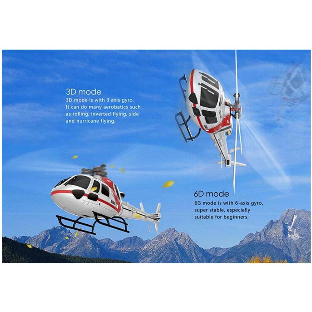 WLtoys XK K123 AS350 RC Helicopter - 6CH Brushless Scale 3D6G System RC Helicopter RTF Upgrade V931 Gift Toy With 2 batteries 2 WLtoys XK K123 AS350 RC Helicopter - 6CH Brushless Scale 3D6G System RC Helicopter RTF Upgrade V931 Gift Toy With 2 batteries — изображение 2