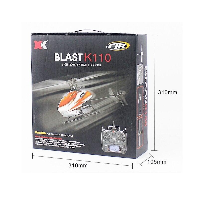 WLtoys XK K110 RC Helicopter - 2.4G 6CH 3D 6G 6-Axis System Brushless Motor RC Quadcopter Remote Control Toys For Kids Gifts 12 WLtoys XK K110 RC Helicopter - 2.4G 6CH 3D 6G 6-Axis System Brushless Motor RC Quadcopter Remote Control Toys For Kids Gifts — изображение 12