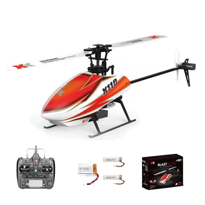 WLtoys XK K110 RC Helicopter - 2.4G 6CH 3D 6G 6-Axis System Brushless Motor RC Quadcopter Remote Control Toys For Kids Gifts 1 WLtoys XK K110 RC Helicopter - 2.4G 6CH 3D 6G 6-Axis System Brushless Motor RC Quadcopter Remote Control Toys For Kids Gifts