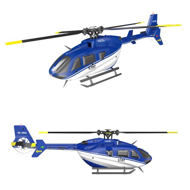 RC ERA C187 Rc Helicopter - 2.4G 4CH Single Blade EC-135 Scale 6-Axis Gyro Electric Flybarless RC Remote Control Helicopter RTF VS Eachine E120 13 RC ERA C187 Rc Helicopter - 2.4G 4CH Single Blade EC-135 Scale 6-Axis Gyro Electric Flybarless RC Remote Control Helicopter RTF VS Eachine E120 — изображение 13