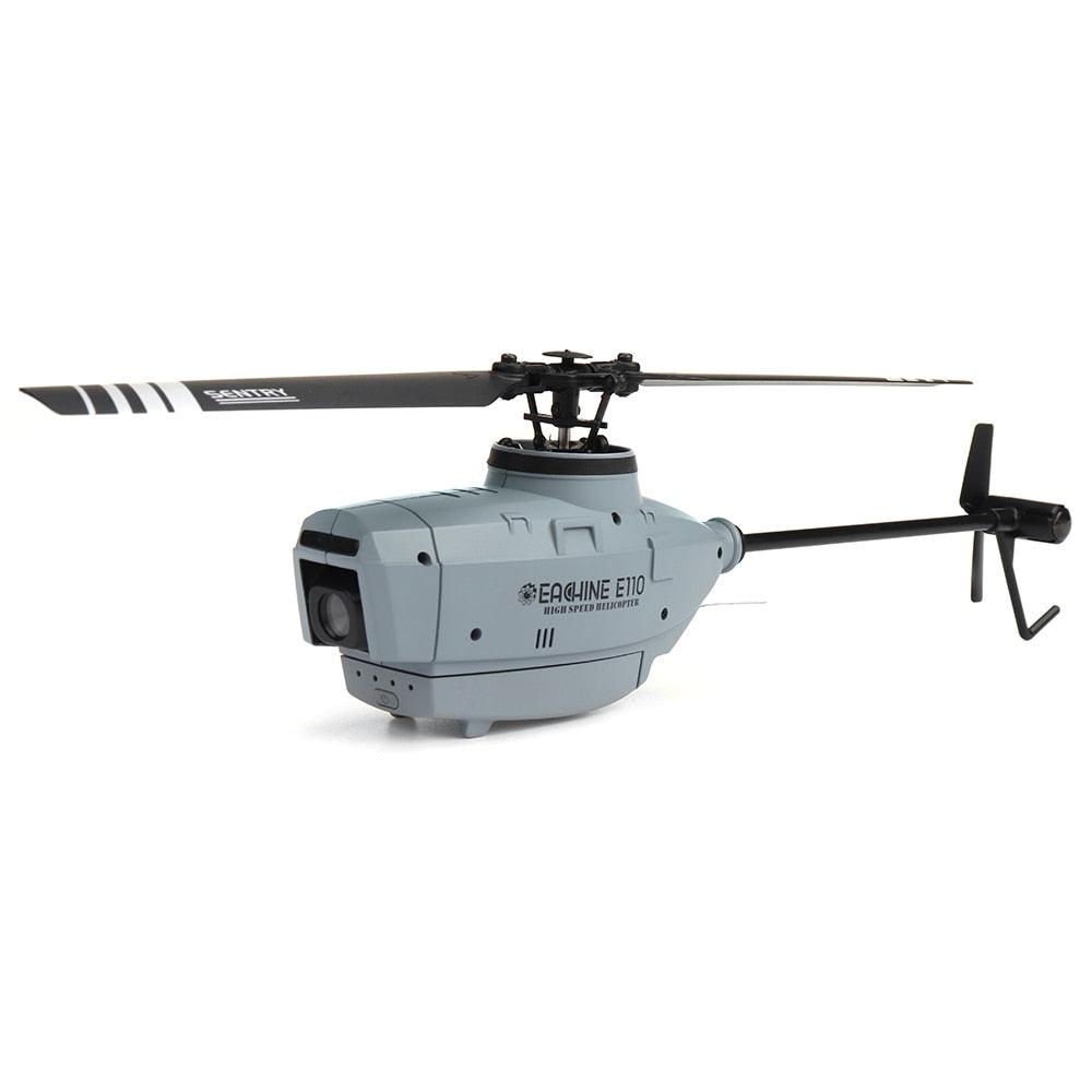 Eachine E110 RC Helicopter C127 Helicopter - 2.4G 720P HD Camera 6-Axis Gyro Optical Flow Localization Flybarless Scale RC Drone Helicopter RTF 10 Eachine E110 RC Helicopter C127 Helicopter - 2.4G 720P HD Camera 6-Axis Gyro Optical Flow Localization Flybarless Scale RC Drone Helicopter RTF — изображение 10