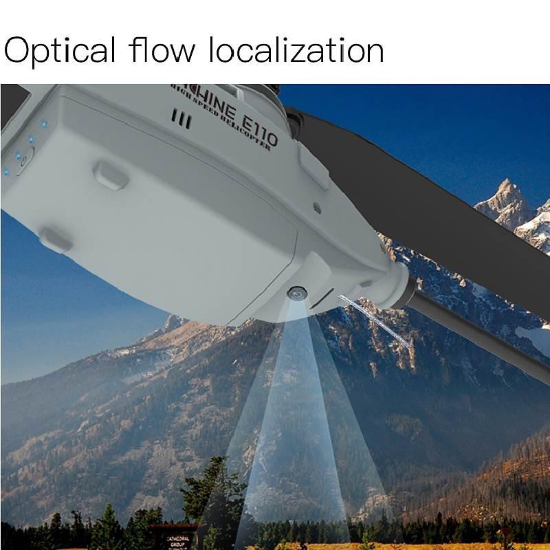 Eachine E110 RC Helicopter C127 Helicopter - 2.4G 720P HD Camera 6-Axis Gyro Optical Flow Localization Flybarless Scale RC Drone Helicopter RTF 9 Eachine E110 RC Helicopter C127 Helicopter - 2.4G 720P HD Camera 6-Axis Gyro Optical Flow Localization Flybarless Scale RC Drone Helicopter RTF — изображение 9