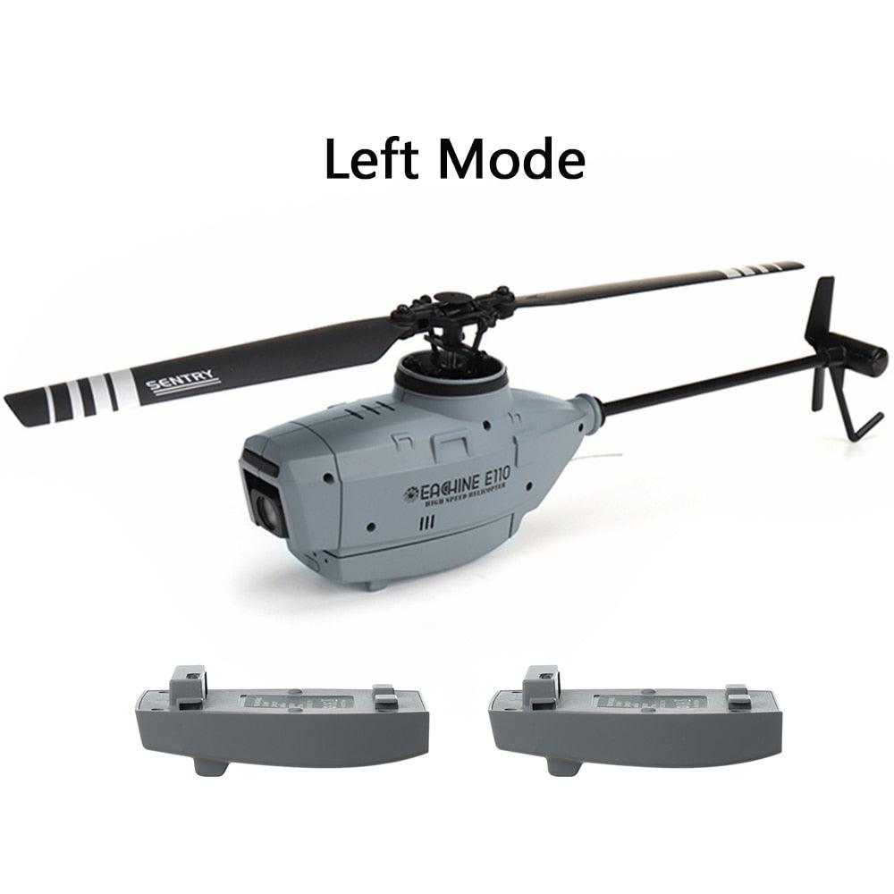 Eachine E110 RC Helicopter C127 Helicopter - 2.4G 720P HD Camera 6-Axis Gyro Optical Flow Localization Flybarless Scale RC Drone Helicopter RTF 3 Eachine E110 RC Helicopter C127 Helicopter - 2.4G 720P HD Camera 6-Axis Gyro Optical Flow Localization Flybarless Scale RC Drone Helicopter RTF — изображение 3