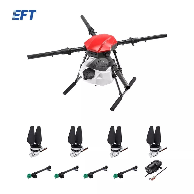 EFT E416P 16L Agriculture Drone - 4 Axis Drone Frame 16L Water Tank 16kg Agriculture Sprayer Spreader Drone With Hobbywing X9 Motor, JIYI K3A PRO 4 EFT E416P 16L Agriculture Drone - 4 Axis Drone Frame 16L Water Tank 16kg Agriculture Sprayer Spreader Drone With Hobbywing X9 Motor, JIYI K3A PRO — изображение 4