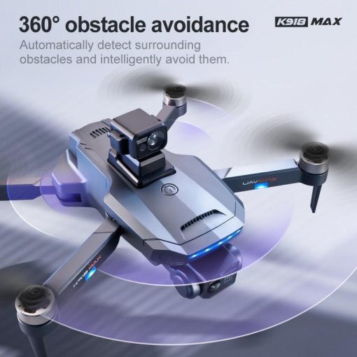 JINEHNG K918 MAX GPS Drone - 4K HD Dual HD 8K HD Camera Professional Obstacle Avoidance Brushless Foldable Quadcopter RC Distance 1200M Professional Camera Drone - Image 16