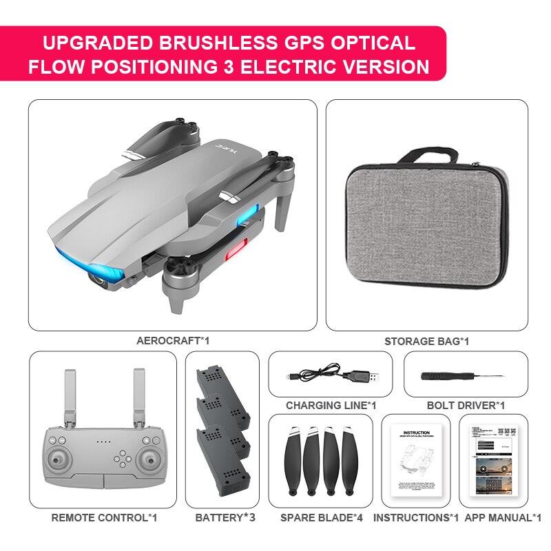 JINHENG S106 GPS Drone - 2023 New 8K HD Dual Camera Professional aerial photography Brushless Motor Foldable Quadcopter Toy Gift Professional Camera Drone 11 JINHENG S106 GPS Drone - 2023 New 8K HD Dual Camera Professional aerial photography Brushless Motor Foldable Quadcopter Toy Gift Professional Camera Drone - Image 11