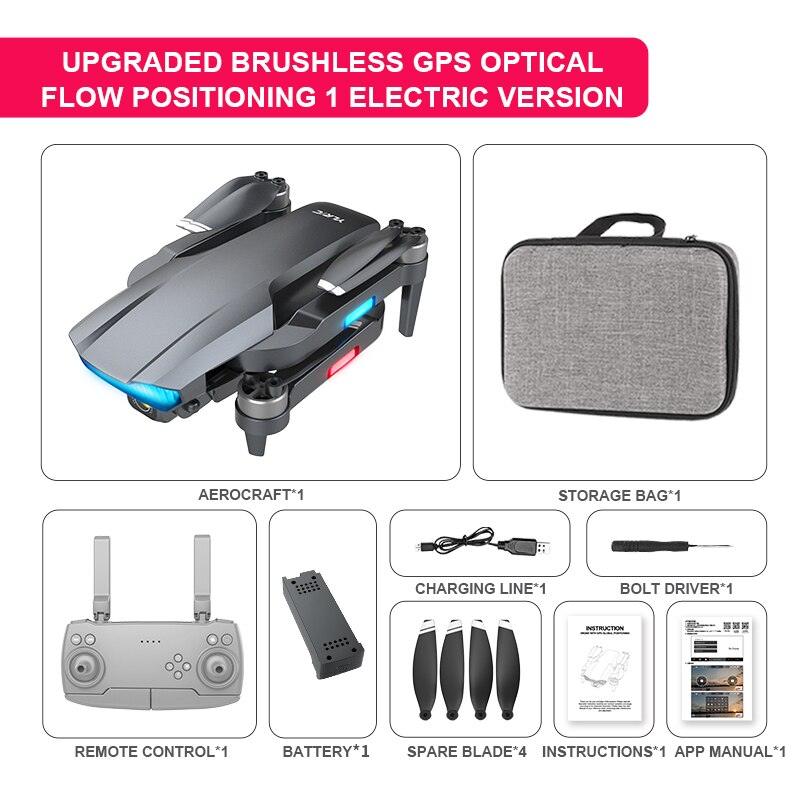 JINHENG S106 GPS Drone - 2023 New 8K HD Dual Camera Professional aerial photography Brushless Motor Foldable Quadcopter Toy Gift Professional Camera Drone 7 JINHENG S106 GPS Drone - 2023 New 8K HD Dual Camera Professional aerial photography Brushless Motor Foldable Quadcopter Toy Gift Professional Camera Drone - Image 7