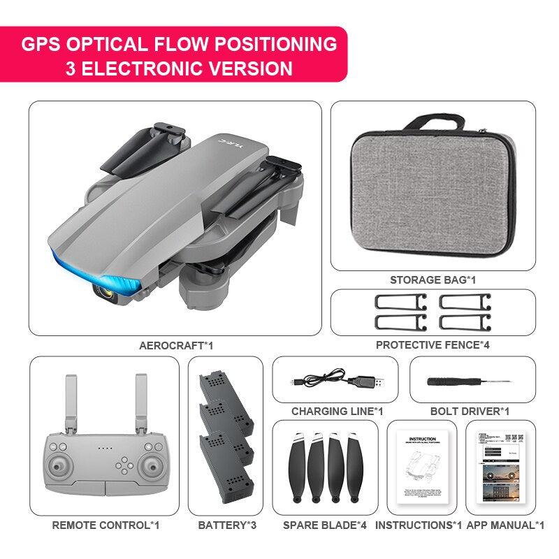 JINHENG S106 GPS Drone - 2023 New 8K HD Dual Camera Professional aerial photography Brushless Motor Foldable Quadcopter Toy Gift Professional Camera Drone 2 JINHENG S106 GPS Drone - 2023 New 8K HD Dual Camera Professional aerial photography Brushless Motor Foldable Quadcopter Toy Gift Professional Camera Drone - Image 2