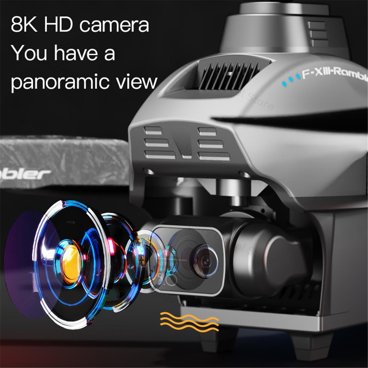 F13 Drone - 8K HD Camera 3Axis Gimbal Eis Anti Shake With GPS Repeater Brushless Motor Quadcopter RC Helicopter Toys Professional Camera Drone 11 F13 Drone - 8K HD Camera 3Axis Gimbal Eis Anti Shake With GPS Repeater Brushless Motor Quadcopter RC Helicopter Toys Professional Camera Drone - Image 11