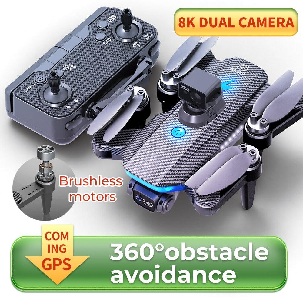 HJ90 PRO GPS Drone - 8K HD Dual HD Camera Obstacle Avoidance Flighting Time 35Min 5G WIFI FPV Foldable Quadcopter RC Dron Gifts Professional Camera Drone 22 HJ90 PRO GPS Drone - 8K HD Dual HD Camera Obstacle Avoidance Flighting Time 35Min 5G WIFI FPV Foldable Quadcopter RC Dron Gifts Professional Camera Drone — изображение 22