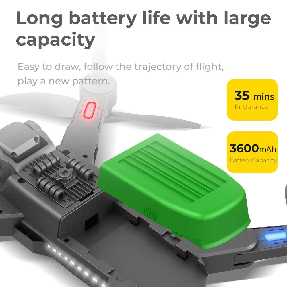 HJ90 PRO GPS Drone - 8K HD Dual HD Camera Obstacle Avoidance Flighting Time 35Min 5G WIFI FPV Foldable Quadcopter RC Dron Gifts Professional Camera Drone 20 HJ90 PRO GPS Drone - 8K HD Dual HD Camera Obstacle Avoidance Flighting Time 35Min 5G WIFI FPV Foldable Quadcopter RC Dron Gifts Professional Camera Drone — изображение 20