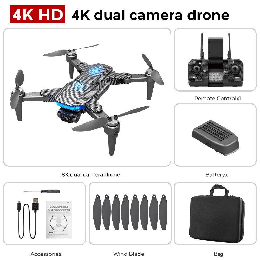 HJ90 PRO GPS Drone - 8K HD Dual HD Camera Obstacle Avoidance Flighting Time 35Min 5G WIFI FPV Foldable Quadcopter RC Dron Gifts Professional Camera Drone 8 HJ90 PRO GPS Drone - 8K HD Dual HD Camera Obstacle Avoidance Flighting Time 35Min 5G WIFI FPV Foldable Quadcopter RC Dron Gifts Professional Camera Drone — изображение 8