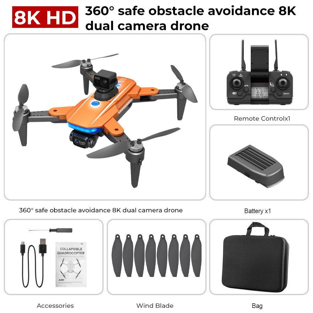 HJ90 PRO GPS Drone - 8K HD Dual HD Camera Obstacle Avoidance Flighting Time 35Min 5G WIFI FPV Foldable Quadcopter RC Dron Gifts Professional Camera Drone 4 HJ90 PRO GPS Drone - 8K HD Dual HD Camera Obstacle Avoidance Flighting Time 35Min 5G WIFI FPV Foldable Quadcopter RC Dron Gifts Professional Camera Drone — изображение 4